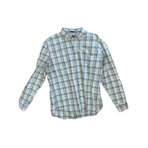 J. Crew Mens XL Classic Fit Plaid Long Sleeve Button Down Shirt